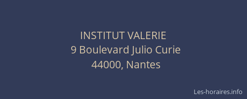INSTITUT VALERIE