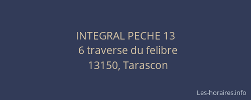 INTEGRAL PECHE 13