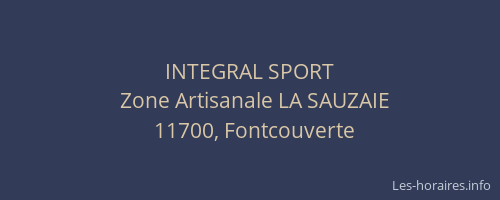 INTEGRAL SPORT