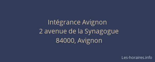 Intégrance Avignon
