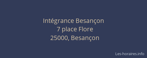Intégrance Besançon