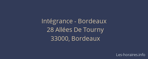 Intégrance - Bordeaux