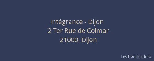 Intégrance - Dijon