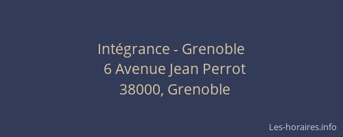 Intégrance - Grenoble