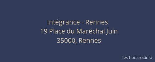 Intégrance - Rennes