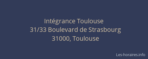 Intégrance Toulouse
