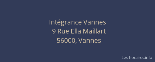 Intégrance Vannes
