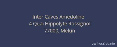 Inter Caves Amedoline