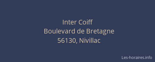 Inter Coiff