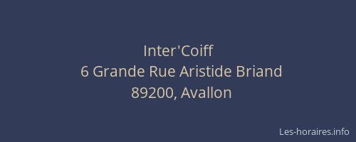 Inter'Coiff
