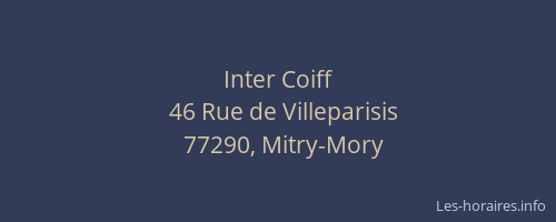 Inter Coiff