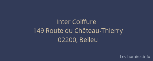 Inter Coiffure