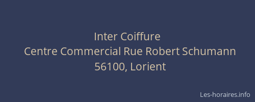 Inter Coiffure