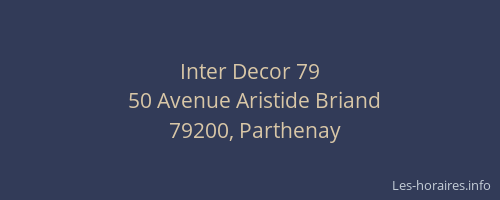 Inter Decor 79