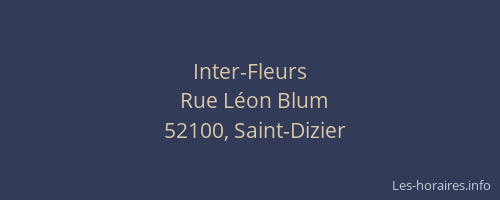 Inter-Fleurs