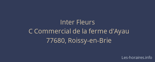 Inter Fleurs