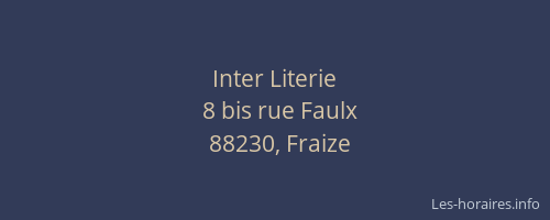 Inter Literie
