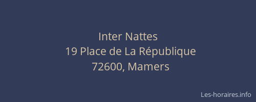 Inter Nattes