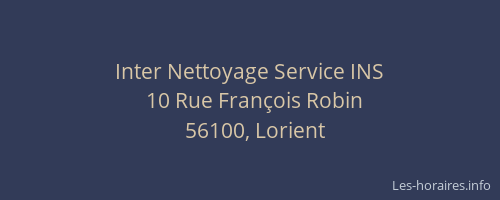 Inter Nettoyage Service INS