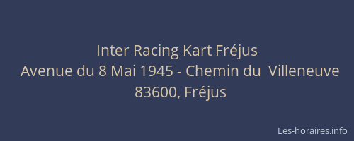 Inter Racing Kart Fréjus