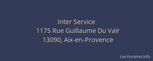Inter Service