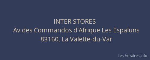 INTER STORES