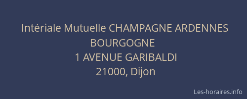 Intériale Mutuelle CHAMPAGNE ARDENNES BOURGOGNE
