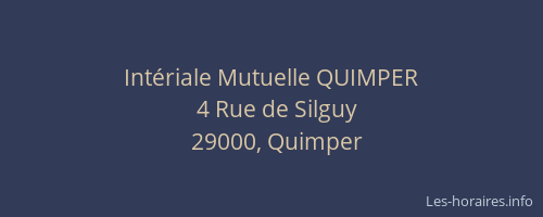 Intériale Mutuelle QUIMPER