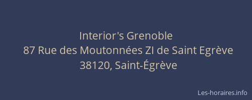 Interior's Grenoble