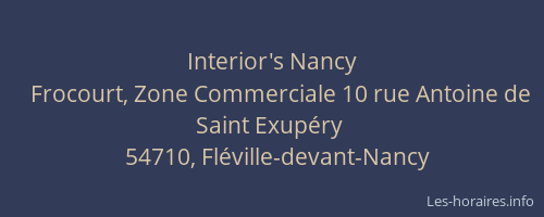 Interior's Nancy