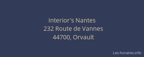 Interior's Nantes
