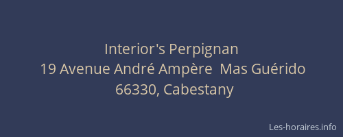 Interior's Perpignan