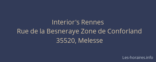 Interior's Rennes