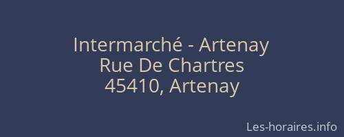 Intermarché - Artenay
