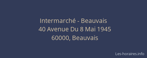 Intermarché - Beauvais