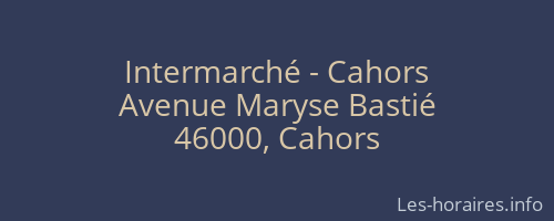 Intermarché - Cahors