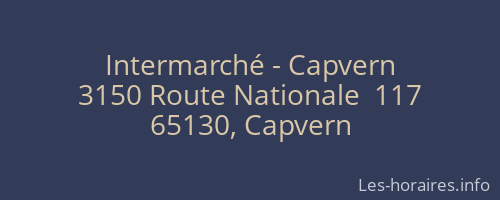 Intermarché - Capvern