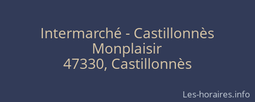 Intermarché - Castillonnès