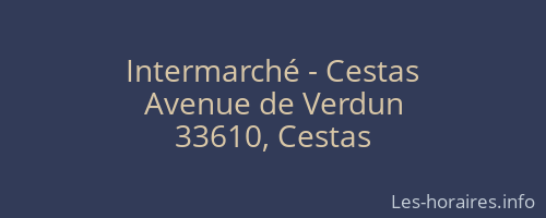 Intermarché - Cestas