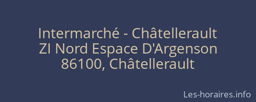 Intermarché - Châtellerault