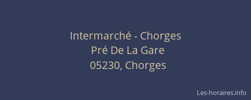 Intermarché - Chorges