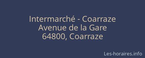 Intermarché - Coarraze