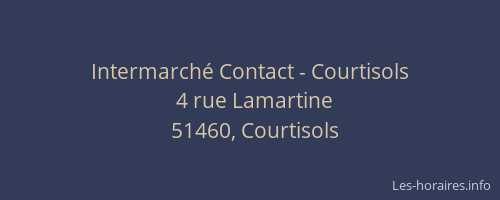 Intermarché Contact - Courtisols