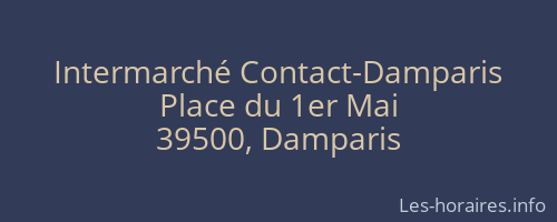 Intermarché Contact-Damparis