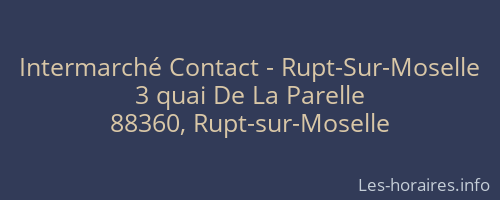 Intermarché Contact - Rupt-Sur-Moselle