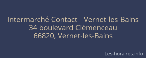Intermarché Contact - Vernet-les-Bains