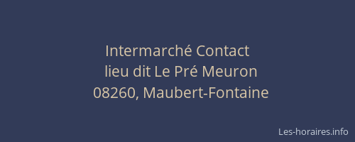 Intermarché Contact
