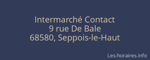 Intermarché Contact