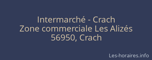 Intermarché - Crach