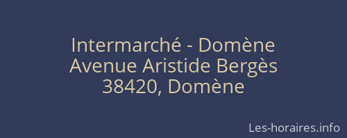 Intermarché - Domène